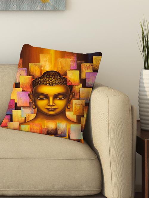 la verve digital printed cotton cushion cover - 13462047 - Very Small Image - 1