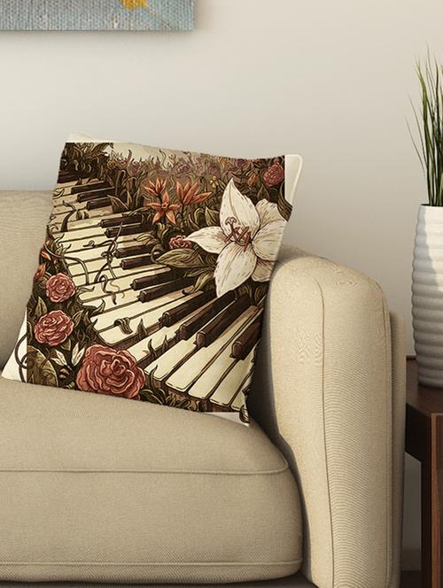 la verve digital printed cotton cushion cover - 13462079 - Very Small Image - 1