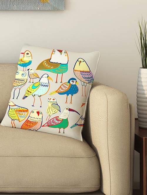 la verve digital printed cotton cushion cover - 13462080 - Very Small Image - 1