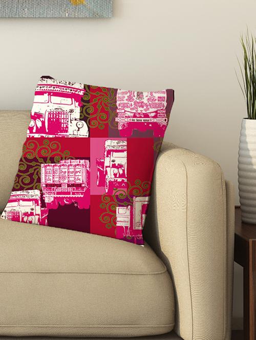 la verve digital printed cotton cushion cover - 13462092 - Very Small Image - 1