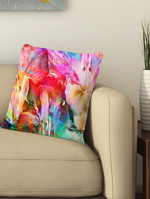 la verve digital printed cotton cushion cover - 13462107 - Very Small Image - 1