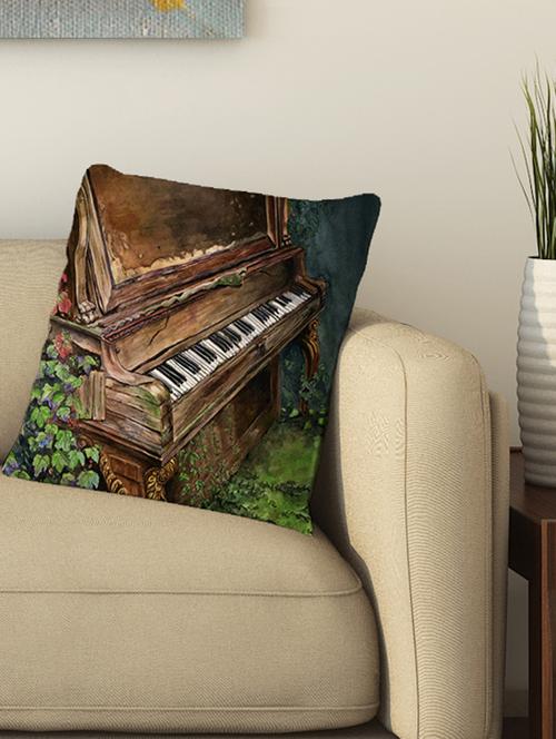la verve digital printed cotton cushion cover - 13462109 - Very Small Image - 1