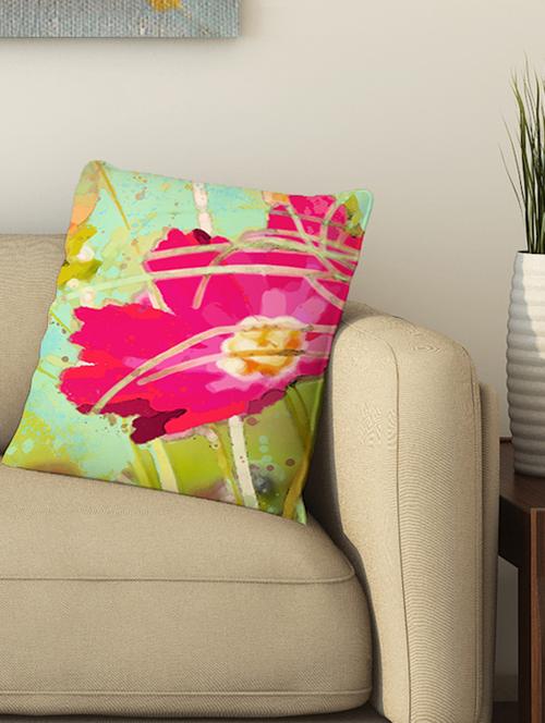 la verve digital printed cotton cushion cover - 13462110 - Very Small Image - 1