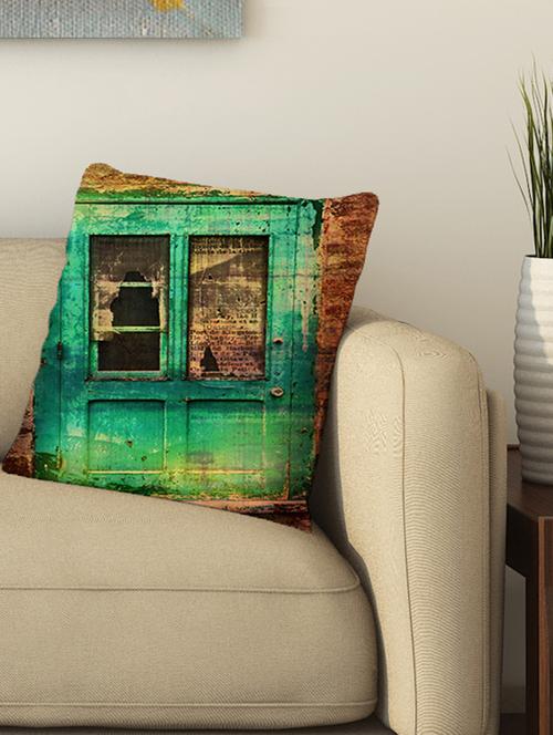 la verve digital printed cotton cushion cover - 13462116 - Very Small Image - 1