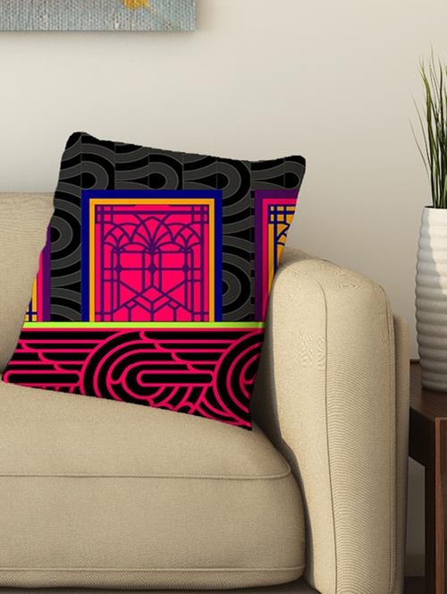 la verve digital printed cotton cushion cover - 13462121 - Very Small Image - 1