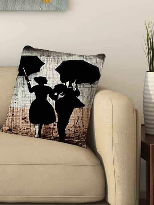 la verve digital printed cotton cushion cover - 13462137 - Very Small Image - 1