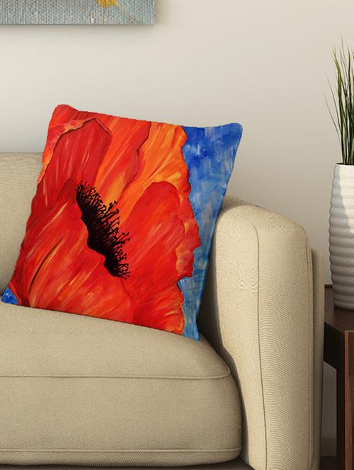la verve digital printed cotton cushion cover - 13462168 - Very Small Image - 1