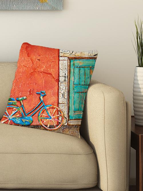 la verve digital printed cotton cushion cover - 13462178 - Very Small Image - 1