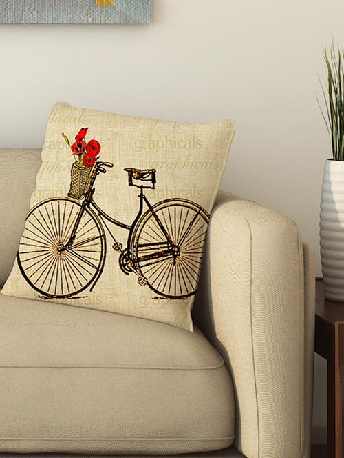 la verve digital printed cotton cushion cover - 13462186 - Very Small Image - 1