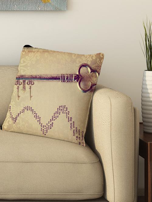 la verve digital printed cotton cushion cover - 13462188 - Very Small Image - 1