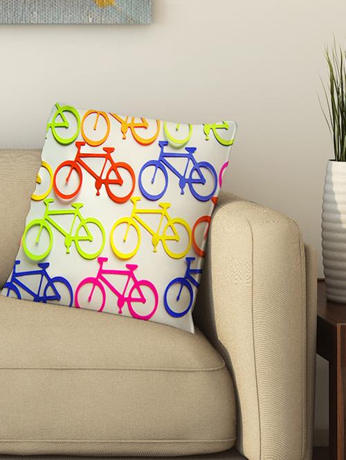 la verve digital printed cotton cushion cover - 13462190 - Very Small Image - 1