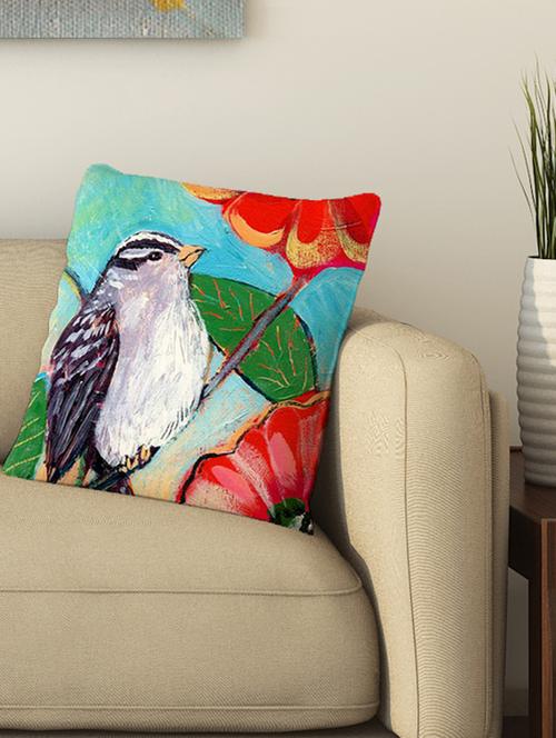 la verve digital printed cotton cushion cover - 13462197 - Very Small Image - 1