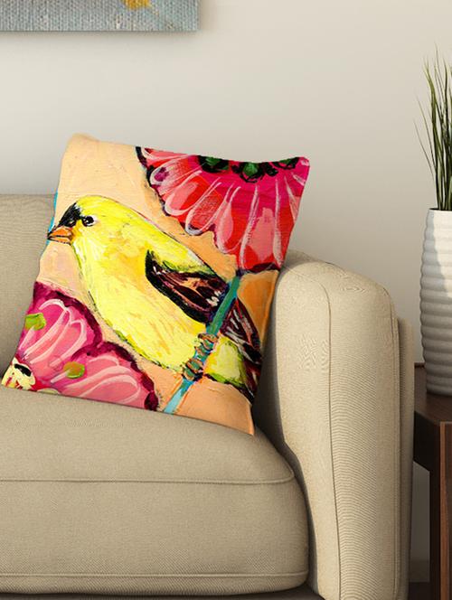 la verve digital printed cotton cushion cover - 13462198 - Very Small Image - 1