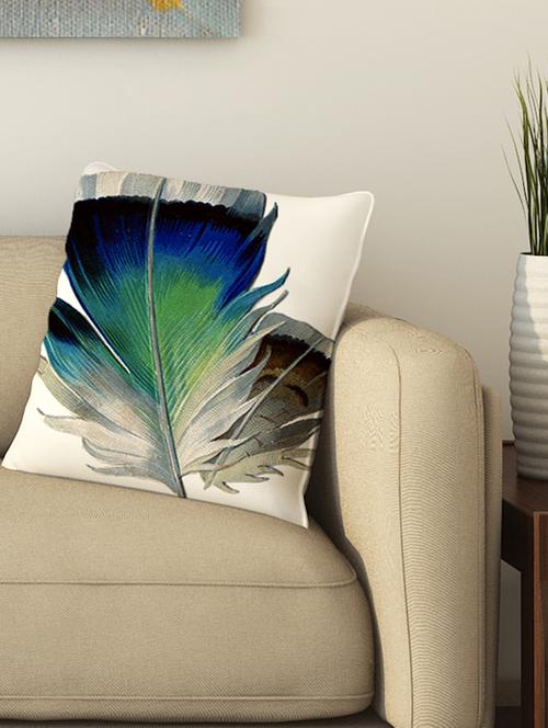 la verve digital printed cotton cushion cover - 13462218 - Very Small Image - 1