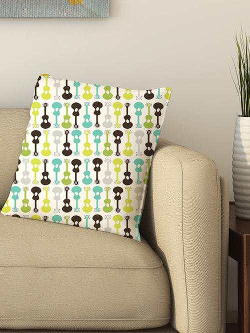 la verve digital printed cotton cushion cover - 13462235 - Very Small Image - 1