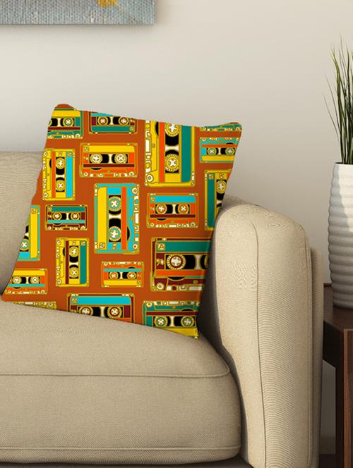 la verve digital printed cotton cushion cover - 13462247 - Very Small Image - 1