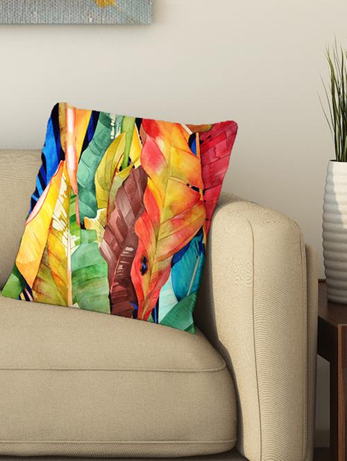 la verve digital printed cotton cushion cover - 13462278 - Very Small Image - 1