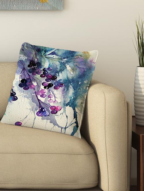 la verve digital printed cotton cushion cover - 13462282 - Very Small Image - 1