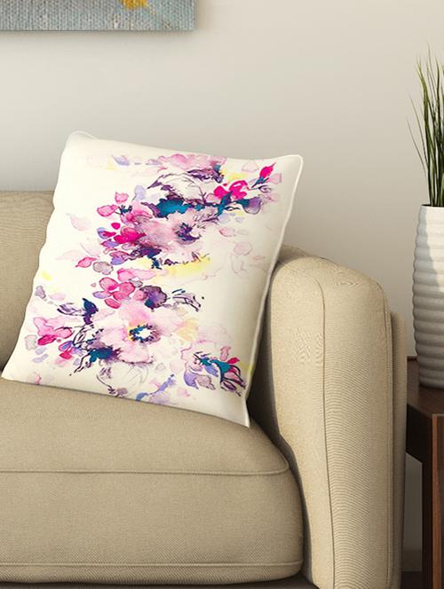 la verve digital printed cotton cushion cover - 13462286 - Very Small Image - 1