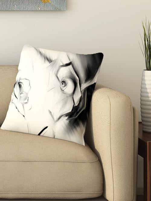 la verve digital printed cotton cushion cover - 13462295 - Very Small Image - 1
