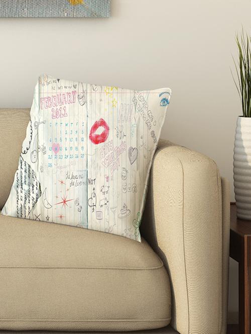la verve digital printed cotton cushion cover - 13462302 - Very Small Image - 1
