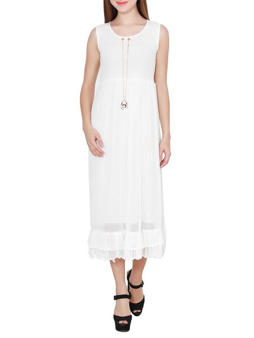 white net midi dress - 13462572 - Very Small Image - 1