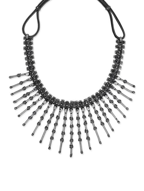 Tribal Design Tassel Necklace - 13462623 - Very Small Image - 1