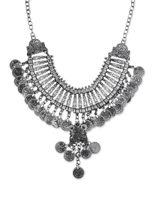 Ethnic Coin Necklace - 13462624 - Very Small Image - 1
