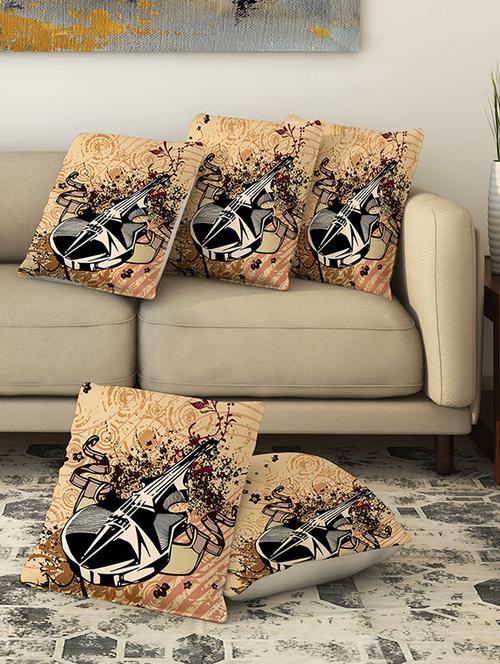 la verve digital printed canvas cushion cover - 13462638 - Very Small Image - 1