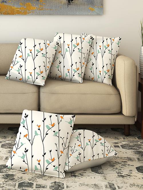 la verve digital printed canvas cushion cover - 13462642 - Very Small Image - 1