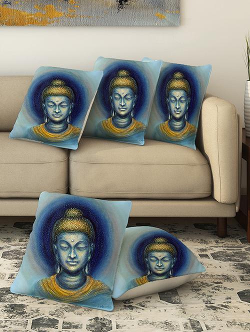 la verve digital printed canvas cushion cover - 13462663 - Very Small Image - 1