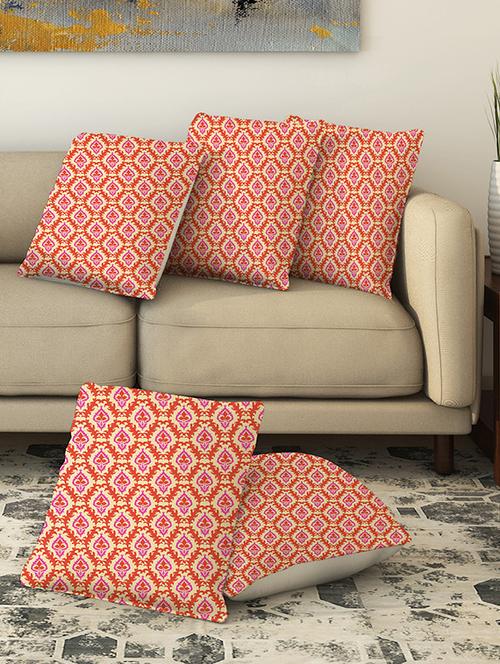 la verve digital printed canvas cushion cover - 13462664 - Very Small Image - 1