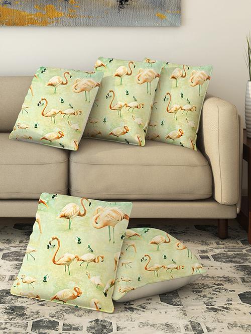 la verve digital printed canvas cushion cover - 13462665 - Very Small Image - 1