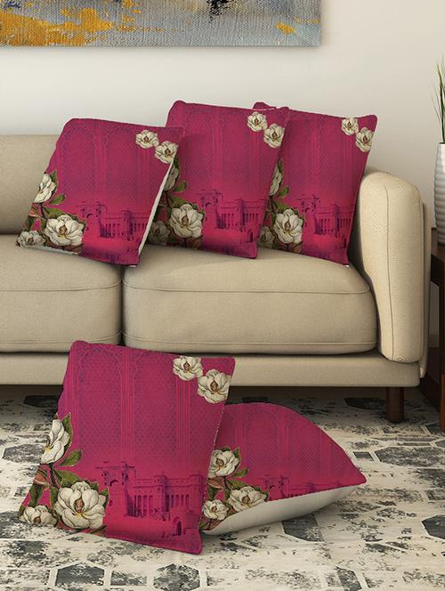 la verve digital printed canvas cushion cover - 13462675 - Very Small Image - 1