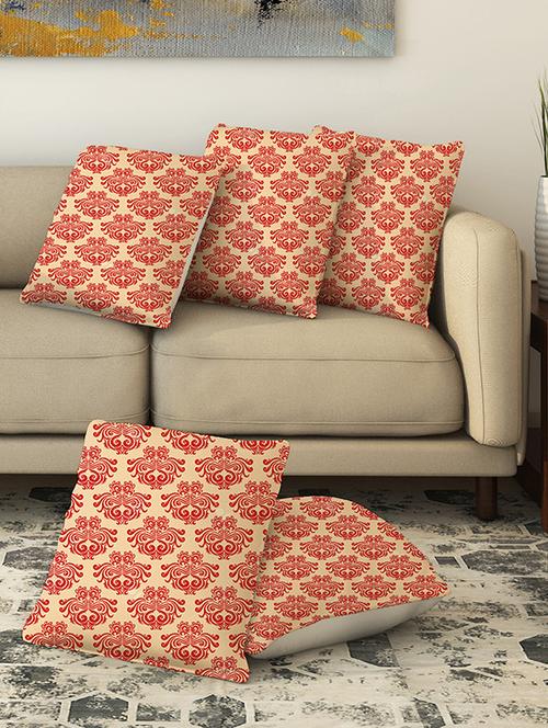 la verve digital printed canvas cushion cover - 13462694 - Very Small Image - 1
