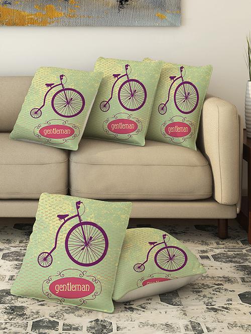 la verve digital printed canvas cushion cover - 13462705 - Very Small Image - 1