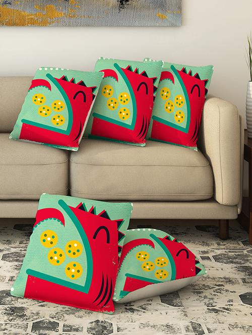 la verve digital printed canvas cushion cover - 13462751 - Very Small Image - 1