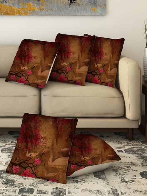 la verve digital printed canvas cushion cover - 13462763 - Very Small Image - 1