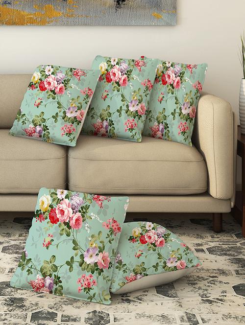 la verve digital printed canvas cushion cover - 13462773 - Very Small Image - 1