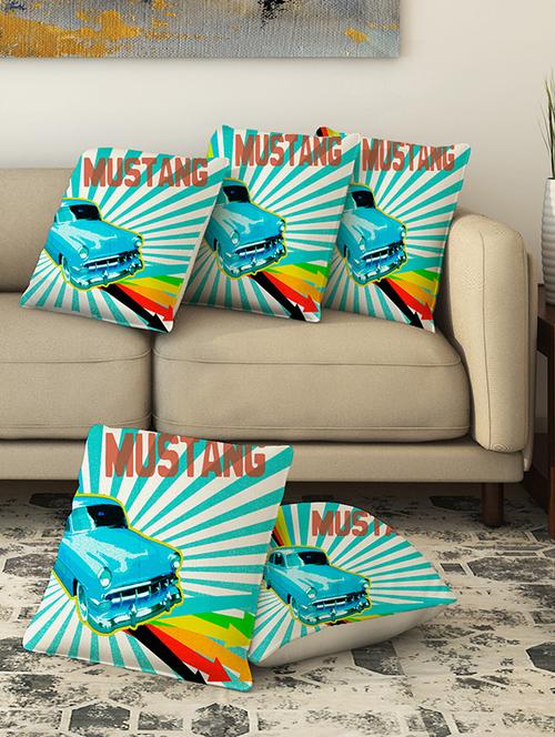 la verve digital printed canvas cushion cover - 13462821 - Very Small Image - 1
