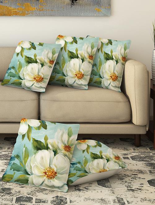 la verve digital printed canvas cushion cover - 13462847 - Very Small Image - 1