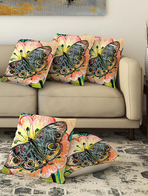 la verve digital printed canvas cushion cover - 13462893 - Very Small Image - 1