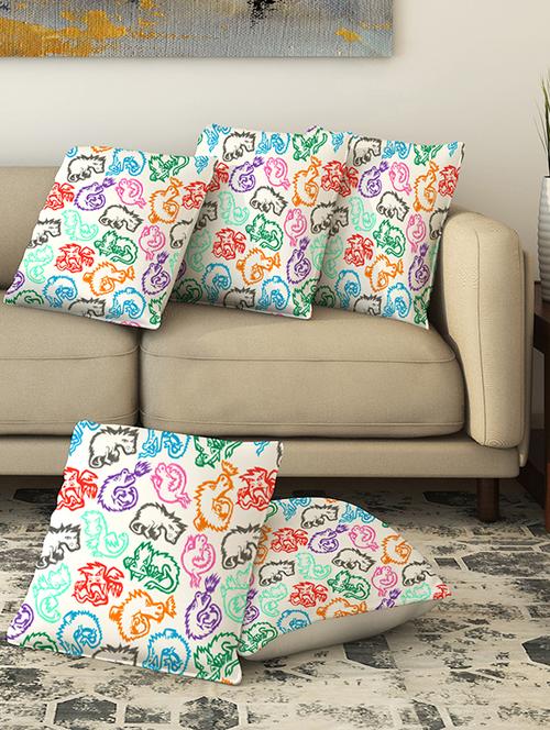 la verve digital printed canvas cushion cover - 13462923 - Very Small Image - 1