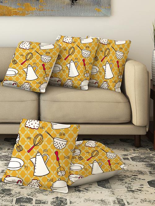 la verve digital printed canvas cushion cover - 13462925 - Very Small Image - 1
