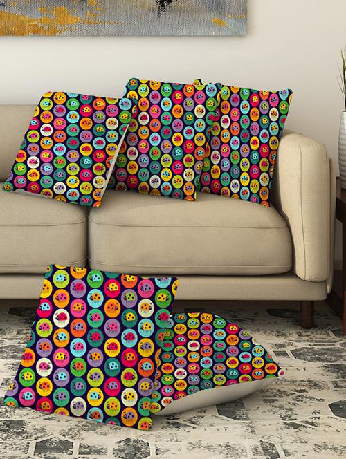 la verve digital printed canvas cushion cover - 13462927 - Very Small Image - 1