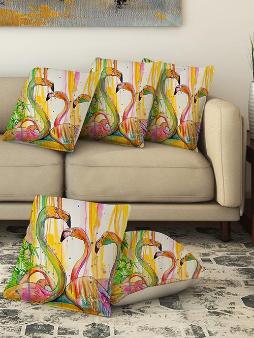 la verve digital printed canvas cushion cover - 13462979 - Very Small Image - 1