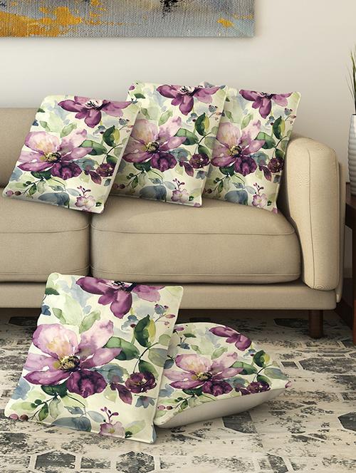 la verve digital printed canvas cushion cover - 13462986 - Very Small Image - 1