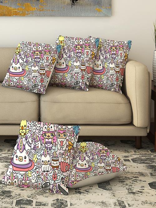 la verve digital printed canvas cushion cover - 13463007 - Very Small Image - 1