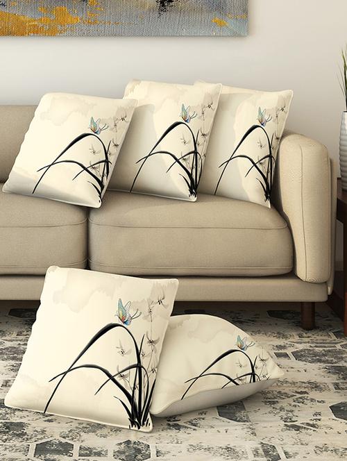 la verve digital printed canvas cushion cover - 13463055 - Very Small Image - 1