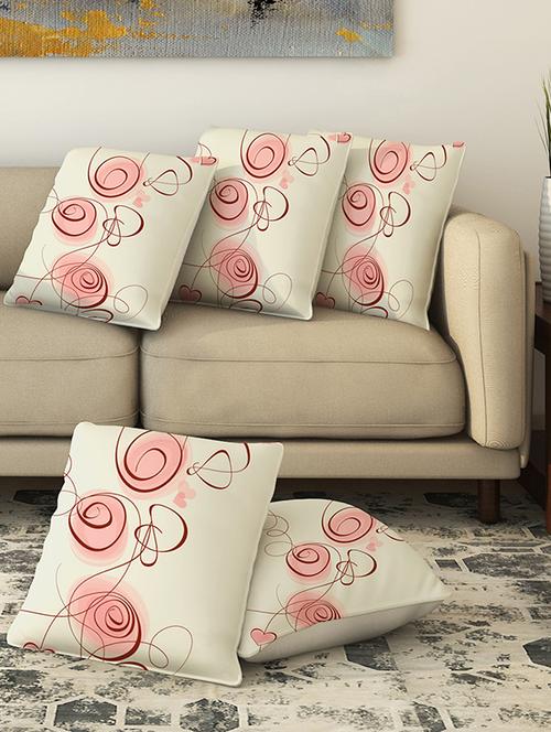 la verve digital printed canvas cushion cover - 13463066 - Very Small Image - 1